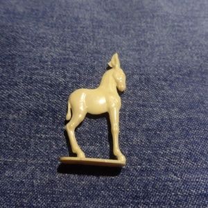 Antique NOSCO Plastic Donkey 2 x 1 Inch